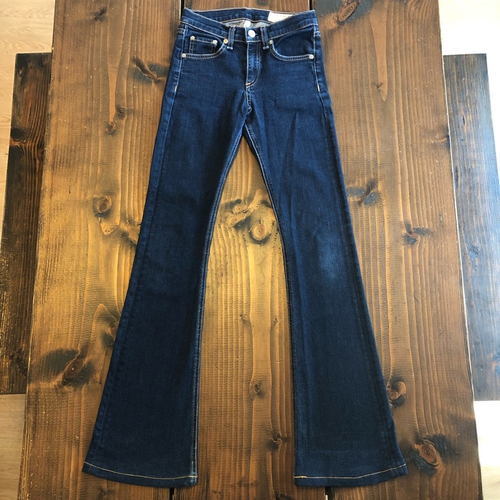 FRESH RAG AND BONE HIGH RISE BELL STYLE JEANS